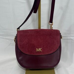 Michael Kors Wine Red Crossbody Bag